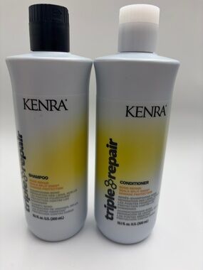 Kenra Triple 8 Repair Shampoo - Yellow and Gray